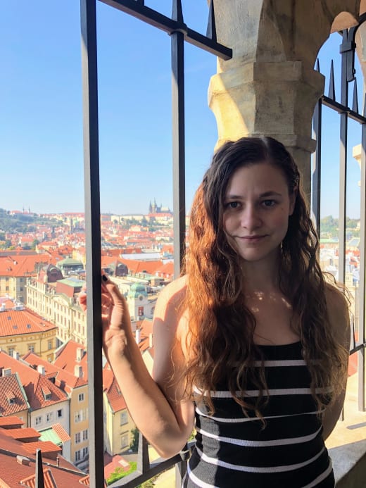 A student in Prague.